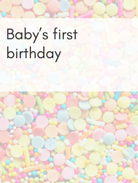Baby’s first birthday Optimized Hashtag List